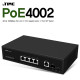 ipTIME POE4002 4포트 PoE 스위칭 허브