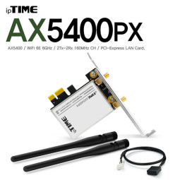 ipTIME 11ax 무선 랜카드 AX5400PX