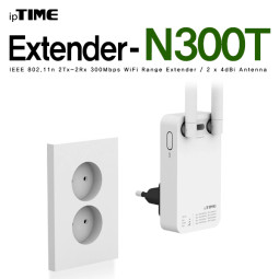 ipTIME 11n AP 무선확장 EXTENDER-N300T