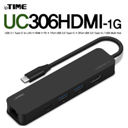 ipTIME USB Type C 멀티 허브 UC306HDMI-1G
