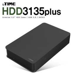 ipTIME HDD3135 plus USB3.0 3.5인치 외장 하드케이스 블랙 하드미포함