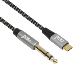 NX1497 USB C TO ST6.35(M) 오디오 케이블 2M(NX-UC-6.35-02M)