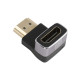 NX1611 8K HDMI M/F 연장 꺾임 젠더 하향 90도 (NX-HDMF-8KG2)