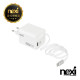 NX1620 65W 3포트 GaN USB PD-PPS 자동 줄감김 C타입 (NX-WC65W)