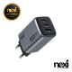 NX1630 65W 3포트 GaN USB PD-PPS 초고속 충전기 (NX-CCA65W)