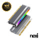 NX1706 LED 방열판 M.2 NVMe SSD to PCIex16 (NX-M2-PX4HS)