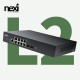 NX1576 8포트+2SFP포트 L2 관리형 기가허브(NX-SG3010F-L2)