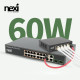 NX1575 POE 기가 5포트 PD 확장허브 60W(NX-POE2004-PD90)