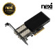 NX1759 PCI-e x8 듀얼 SFP+ 10G 서버랜카드(NX-82599-F2)