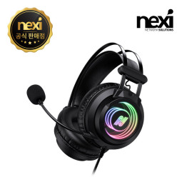 NX1572 가상 7.1채널 RGB 게이밍 헤드셋(NX-X80) 무료배송