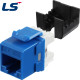 LS전선 CAT.6A UTP 키스톤잭 (블루) LS-MJ-UC6A-BL-ERI