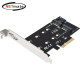 강원전자 넷메이트 NVMe & SATA M.2 SSD PCI Express 카드 NM-SRBM2