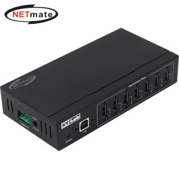 강원전자 넷메이트 산업용 USB2.0 7포트 허브 IU-180