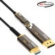 강원전자 넷메이트 DisplayPort to HDMI Hybrid AOC 케이블 5m NM-DHP05DG