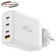 강원전자 넷메이트 USB PD 100W GaN 접지 초고속 멀티 충전기 NM-GN100W