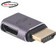 강원전자 넷메이트 HDMI 2.1 M/F 오른쪽 꺾임 젠더 NM-HG2102