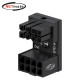 강원전자 넷메이트 PCI-E 8핀 변환 어댑터 (블랙/STD 180도) [EZDIY-FAB] NM-DPI1617