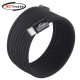 강원전자 넷메이트 USB2.0 마그네틱 C타입 60W 고속충전 케이블 2m (블랙) NM-UCC2602BM