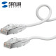 강원전자 산와서플라이 CAT.7 SSTP Flexible Slim 랜 케이블 0.5m (화이트) KB-SL7YS-005W