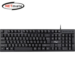 강원전자 넷메이트 멀티미디어 USB 유선 키보드 NM-KB04