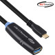 강원전자 넷메이트 USB3.0 CM-AF 연장 리피터 10m CBL-302CMAF-10P