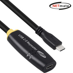 강원전자 넷메이트 USB2.0 C타입 연장 리피터 10m CBL-203CMCF-10P