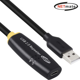 강원전자 넷메이트 USB2.0 AM-CF 연장 리피터 20m CBL-203AMCF-20P