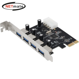 강원전자 넷메이트 USB3.0 4포트 PCI Express 카드 NM-PU34