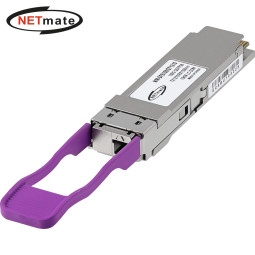 강원전자 넷메이트 100G 싱글모드 QSFP28 BiDi LR1 광 모듈 (TX1271nm/RX1331nm, 10km) NM-SFS100GT1210