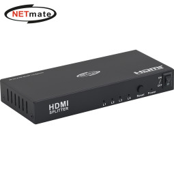 강원전자 넷메이트 4K 지원 HDMI 1:4 분배기 NM-HSP4304