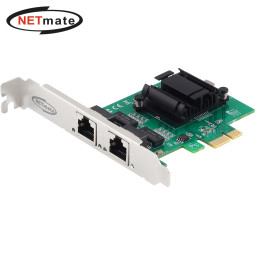 강원전자 넷메이트 PCI Express 듀얼 기가비트 랜카드(Intel/슬림PC겸용) NM-PL12TB