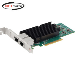 강원전자 넷메이트 PCI Express 듀얼 10G 랜카드(Intel/슬림PC겸용) NM-PL102T