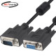 강원전자 넷메이트 9핀 M/F NULL MODEM 케이블 10m (블랙) NMC-SFM100B