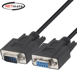 강원전자 넷메이트 9핀 연장 M/F 케이블 3m (블랙) NMC-SMF30B