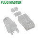 강원전자 플러그마스터 UTP CAT.6 RJ-45 8P8C 플러그&부트 P8-039N(낱개)