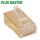 강원전자 플러그마스터 STP CAT.7/CAT.6A RJ-45 8P8C 플러그 - Straight 핀 P8-042N(100개)