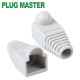강원전자 플러그마스터 RJ-45 통부트(6mm/그레이) NM-SR001G(100개)