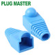 강원전자 플러그마스터 RJ-45 통부트(6mm/블루) NM-SR001BL(낱개)
