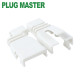 강원전자 플러그마스터 RJ-45 조립형 통부트(6mm/그레이) NM-SR002G(낱개)