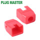 강원전자 플러그마스터 RJ-45 각부트(6mm/레드) NM-SR003R(낱개)