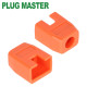 강원전자 플러그마스터 RJ-45 각부트(6mm/오렌지) NM-SR003YR(100개)
