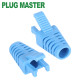 강원전자 플러그마스터 RJ-45 락(Lock) 부트(6mm/블루) NM-SR008BL(낱개)