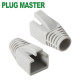 강원전자 플러그마스터 RJ-45 CAT.7/6A 통부트(8mm/그레이) NM-SR014G(낱개)