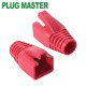 강원전자 플러그마스터 RJ-45 CAT.7/6A 통부트(8mm/레드) NM-SR014R(낱개)
