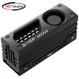 강원전자 넷메이트 M.2 SSD 알루미늄 방열판 (블랙) [EZDIY-FAB] NM-DPI236