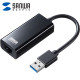 강원전자 산와서플라이 USB3.0 기가비트 랜카드 (블랙) USB-CVLAN1BKN