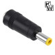 강원전자 KW 5.5x2.1 to 5.0x3.0x1.0mm 아답터 변환 잭 KW-DC3010