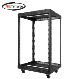강원전자 넷메이트 조립식 오픈 허브랙, 블랙 NM-S850FRB