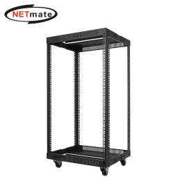 강원전자 넷메이트 조립식 오픈 허브랙, 블랙 NM-S950FRB