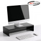 강원전자 넷메이트 다용도 2단 메탈 받침대, 560x260x125mm 블랙 NM-AM560BF